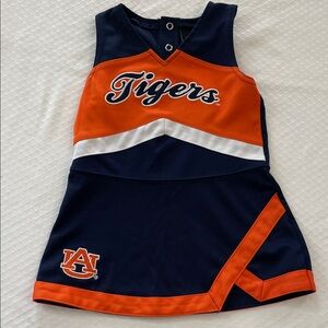 Auburn Tigers Girls Navy & Orange Cheer Dress